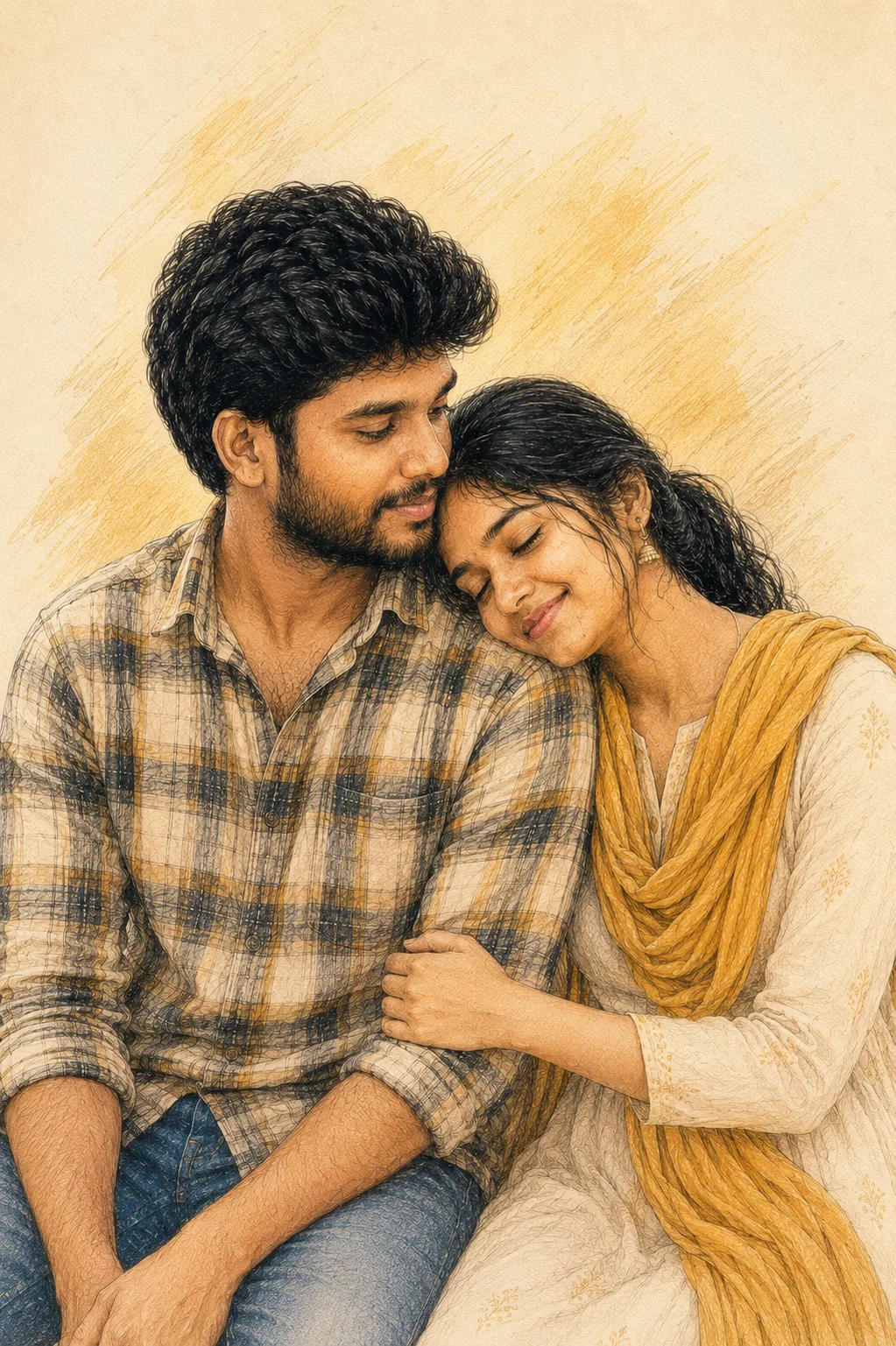 Couple painting prompt
